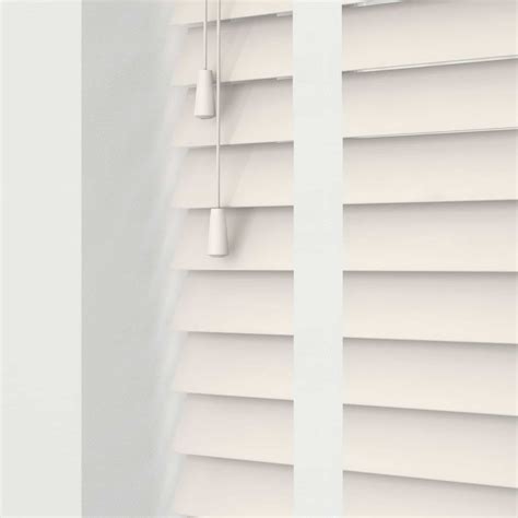 Polar White Wood Venetian Blind With Tapes Shutters And Blinds Online