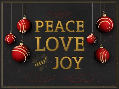 Peace Love And Joy Christmas Background Worship Backgrounds