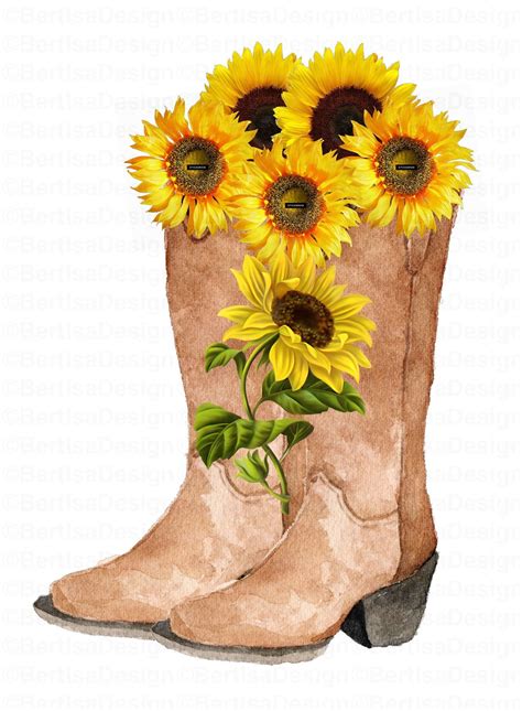 Check spelling or type a new query. Cowgirl Boots Sunflower Cowgirl Boots Sublimation | Etsy ...