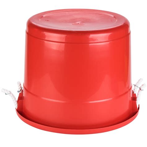 Continental 8119rd Huskee 19 Gallon Red Tub With Rope Handles
