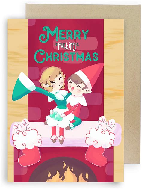 These Naughty Christmas Cards Will Get Your Man Feeling Jolly Rare