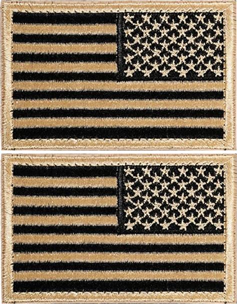 2 Pieces Tactical Usa Flag Patch American Flag Us United