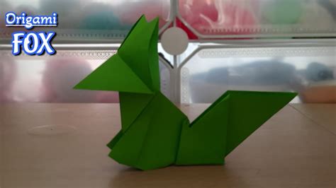 How To Make Fox Origami Origami Fox Youtube