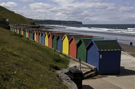 Colourful Beach Huts At Whitby Ed Okeeffe Photography