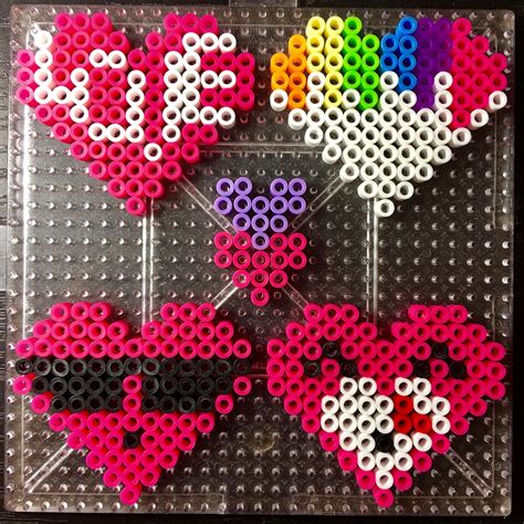 Valentine Perler Bead Patterns Painting Beads