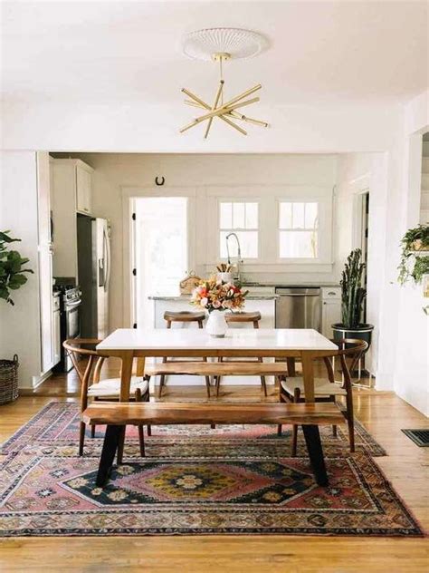 Agra rug in pearl styling: 40 Dining Room Decorating Ideas - Bob Vila