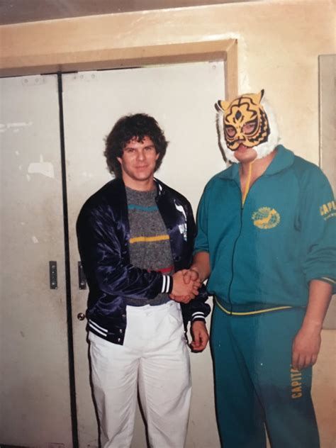 Dave Meltzer with the second Tiger Mask (Misawa) : SquaredCircle
