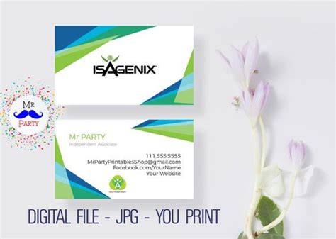Brandcrowd's business card maker helps you create your own business card design. Isagenix business card. Digital files. Custom business cards.