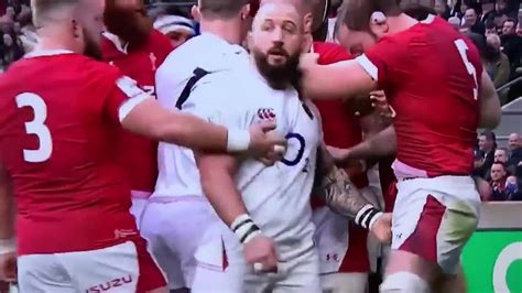 england prop joe marler grabs alun wyn jones penis during six nations clash against wales
