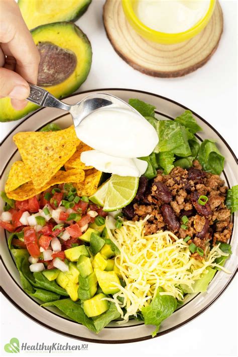 Healthy Taco Salad Recipe With Flavorful Ground Beef