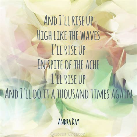 Ukulele chords and tabs for rise up by andra day. Can't stop listening to this! Andra Day - Rise Up! "We ...