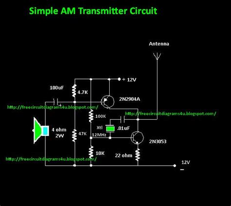 Free Circuit Diagrams 4u Simple Am Transmitter Circuit
