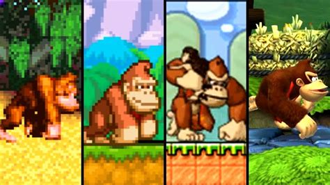 Evolution Of Donkey Kong In 2d Games 1981 2019 Youtube