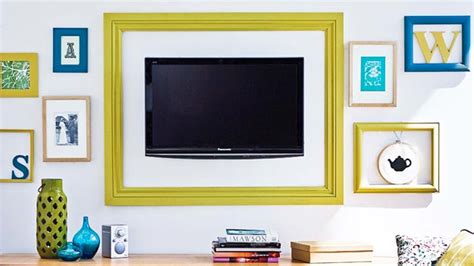 Picture Of How To Make Wall Mount Tv Looks Like Art