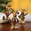 Miniature Moose Figurines  Table Decor Christmas And Winter