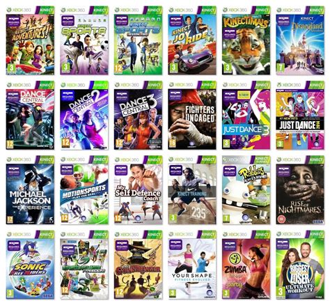 Xbox 1 Kinect Games