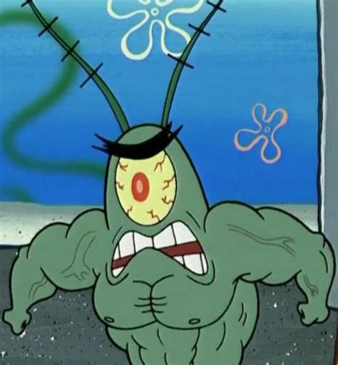 Wow So Much Muscle In Such A Tiny Body Plankton Spongebob