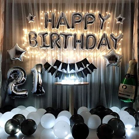 21St Birthday Party Decorations | Birthday decorations for men