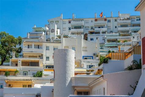 Typical Spanish Houses Located On The Hill Tossal De La Cala Benidorm