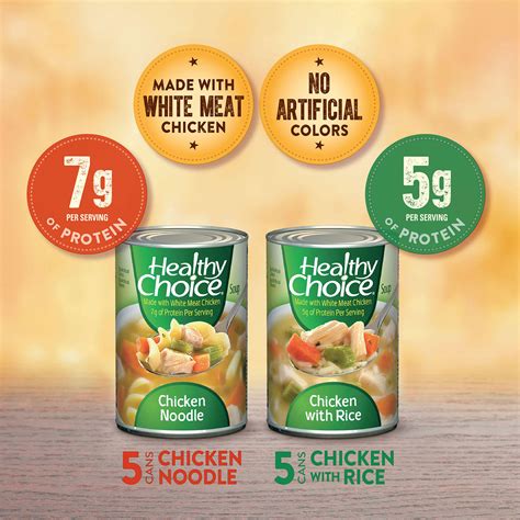 Healthy Choice Soup Variety Pack (15 oz., 10 pk.) Jarasim