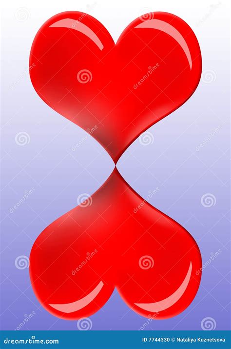 Heart Hourglass Stock Photo Image 7744330