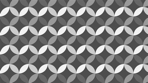 Free Dark Grey Overlapping Circles Pattern Background Vector Art