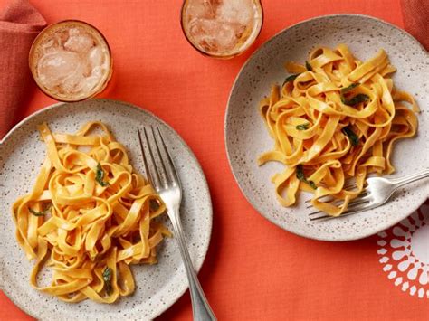 Garlic parmesan pasta with chicken and roasted bell peppers. Pumpkin Pasta Recipe | Food Network Kitchen | Food Network