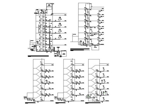 Riser Diagram And Electrical Installation Details Of Multi Story