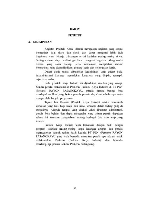 Contoh Kesimpulan Laporan Pkl Akuntansi Perusahaan - IMAGESEE
