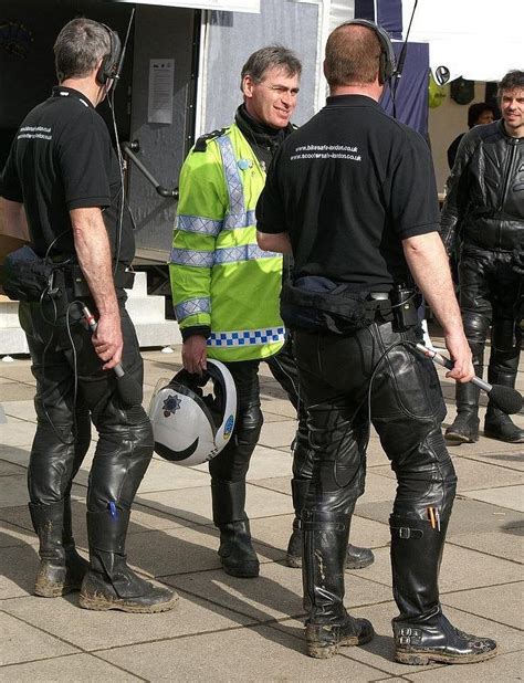 They may be custom designed to meet the requirements unique of a particular use. Police Motorcycle Officers (PolicePics) Tags: leather ...