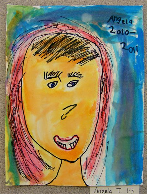 Suffield Elementary Art Blog 1st Grade Art To Remember Portraits