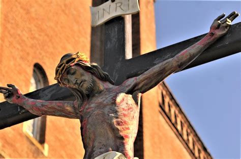 The Crucifixion Of Christ Statue At St Joseph Church In
