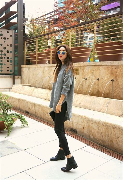 Clothing ideas ankle boot outfits, street fashion, chelsea boot