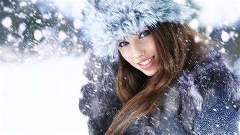 Girl And Winter Wallpapers Wallpaper Cave
