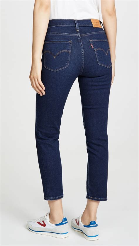 Levis 724 High Rise Straight Crop Jeans Shopbop Straight Crop Jeans Street Style Women