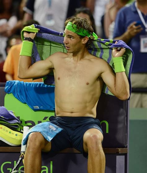 Rafael nadal interview for eurosport (es) ahead of the australian open 2021. MEN'S JOURNAL AND GORGEOUS HUNK'S: Rafael Nadal Goes Shirtless at the Sony Ericsson Open