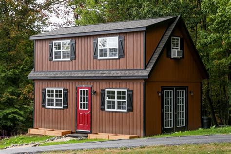 The 24×40 cabin kit floorplan. Legacy 2 Story Workshop Shed Photo Gallery in 2020 | Small ...