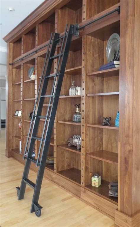 Custom Steel Rolling Library Ladder By Andrew Stansell Design