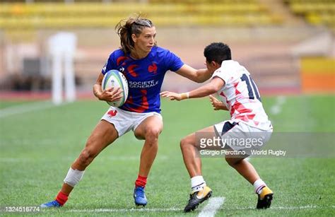 Lina Guerin Of France Womens National Team Is Tackled During Day