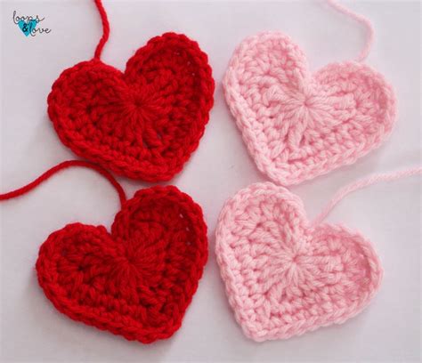 Easy Crochet Hearts Loops And Love Crochet