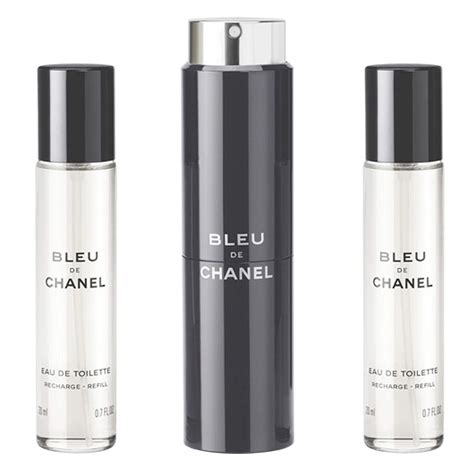 Chanel Bleu De Chanel Eau De Parfum Travel Spray 20ml 2 X 20ml Refills