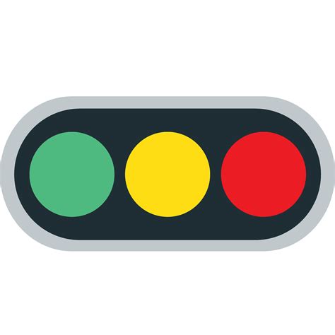 Horizontal Traffic Lights Clip Art