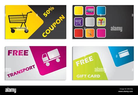 Discount card design set Stock Vector Image & Art - Alamy