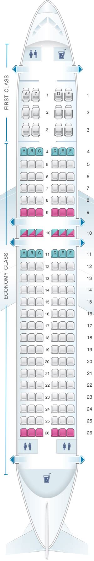 Seat Map American Airlines Airbus A Seatmaestro