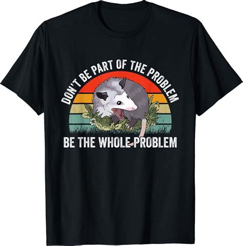 Possum: Embrace Your Inner Trouble-Maker with This Bold T-Shirt Design