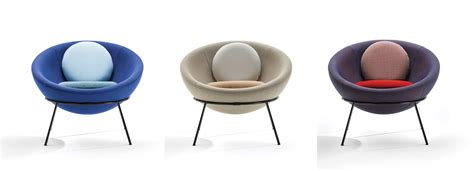 Add style and fun to your space with rocking, accent and swivel chairs. lina bo bardi s vibrant bowl chair is revived by arper
