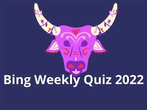 Bing Weekly Quiz Weekly Quiz 2022 Bing Trends Quiz