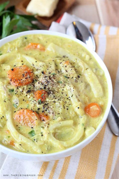 Bakers royale uses them to punch up the flavor and dial down the prep. Homemade Creamy Chicken Noodle Soup | Recipe | Reames ...
