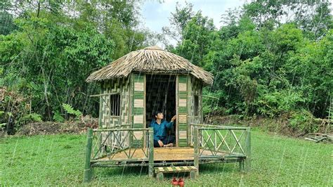 Full Video 30 Days Of Building Bamboo Houses Bamboo Bridges Survival