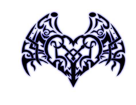 Heart tattoos are just amazing and carries rich symbolism of love and life alongside an array of meanings. tribal heart with wings by JMNMB on DeviantArt